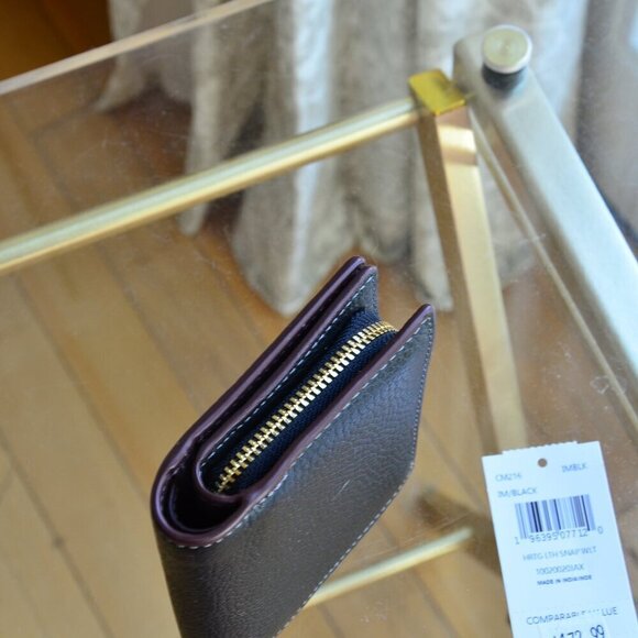 Coach CM216 SNAP WALLET WITH COACH HERITAGE - Picture 8 of 12